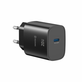 Swissten Sieťový Adaptér Edge GaN 1x USB-C PD 20W čierna