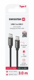 Datový Kabel Swissten Textile USB-C / USB-C 3.0 M černá