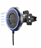 iPEAX držák do auta s bezdrátovým nabíjením HOLDEX PRO, černá