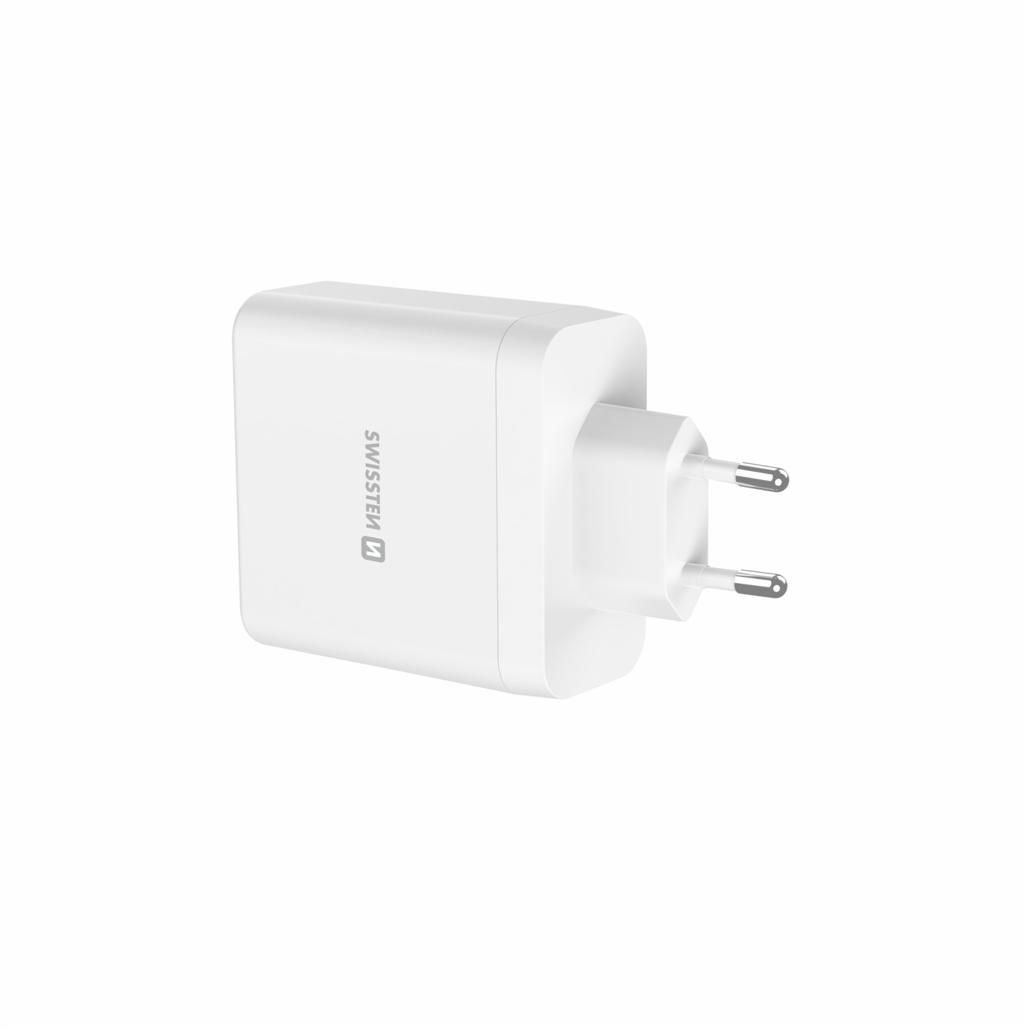 Swissten Adaptér GaN 2x USB-C + 1x USB-C PD 20W + 1x USB-A QC 30W bílá