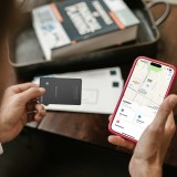 Swissten Find Card chytrý lokátor s funkcí Apple Find My černá