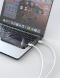 iPEAX TPU kabel USB-A / USB-C 1,5M, USB 2.0 bílá
