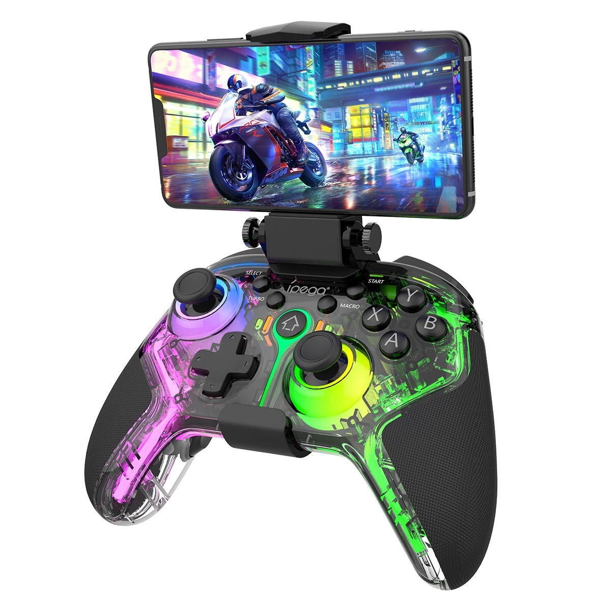 iPega 9666TH Bluetooth RGB Gamepad pro Android/iOS/PS3/PS4/PC/N-Switch Black