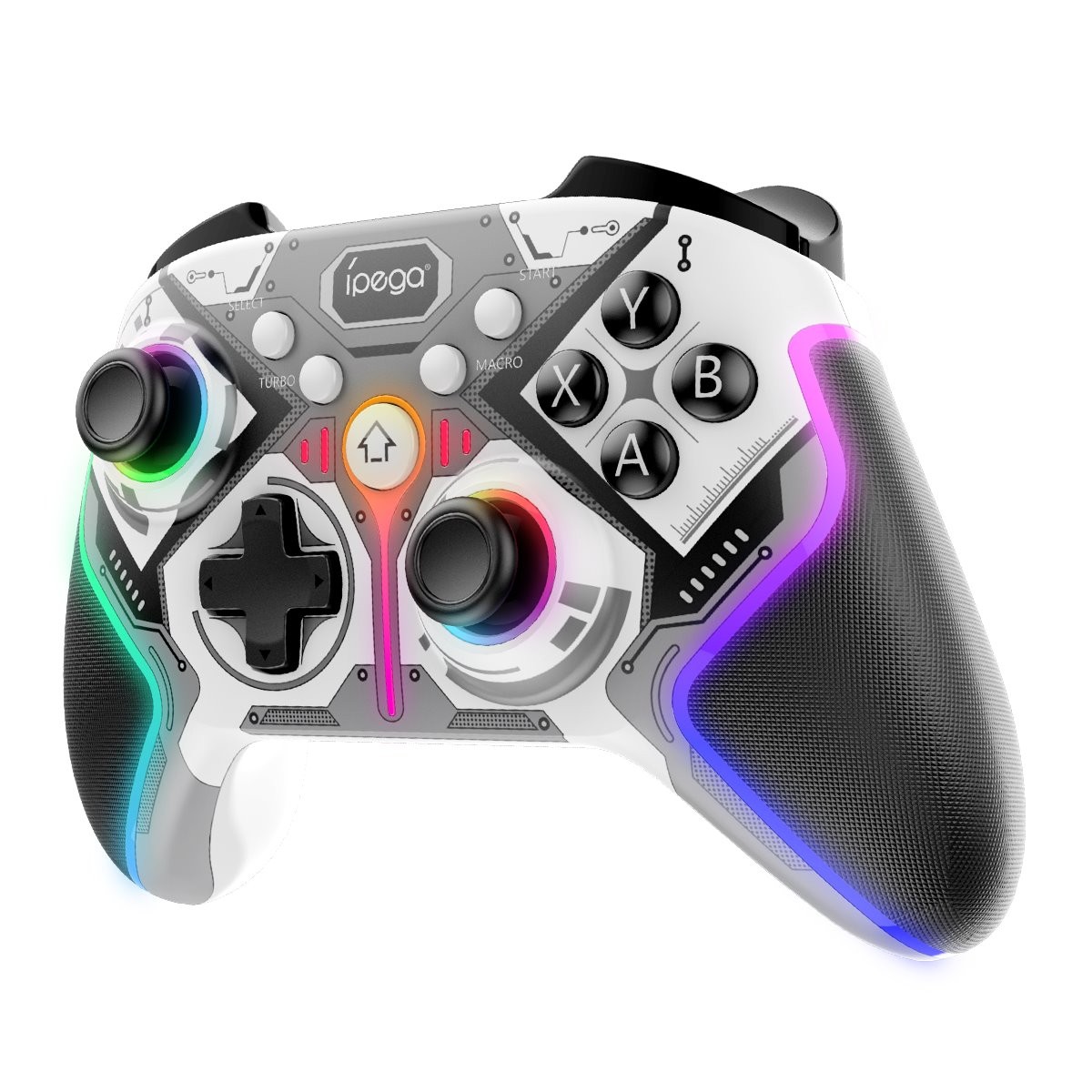 iPega 9666HH Bluetooth RGB Gamepad pro Android/iOS/PS3/PS4/PC/N-Switch Gray