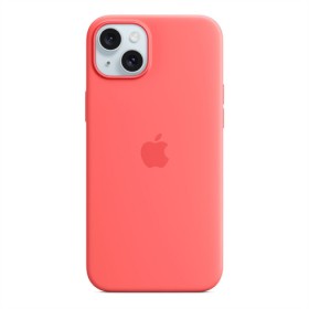 Puzdro Silicone Case with MagSafe pre Apple iPhone 15 Plus, guava