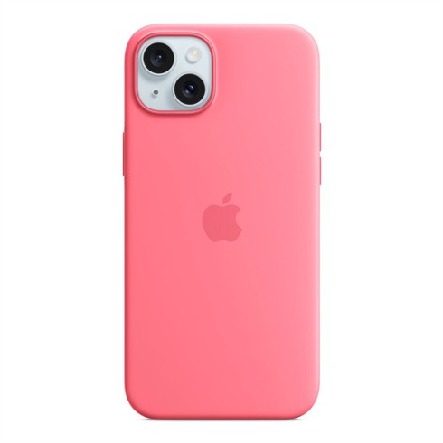 Puzdro Silicone Case with MagSafe pre Apple iPhone 15 Plus, pink