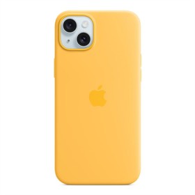 Puzdro Silicone Case with MagSafe pre Apple iPhone 15 Plus, sunshine