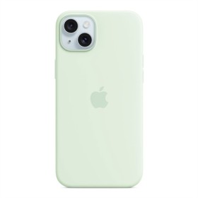 Puzdro Silicone Case with MagSafe pre Apple iPhone 15 Plus, soft mint