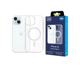 3mk ochranný kryt EverClear Magcase pro Apple iPhone 15