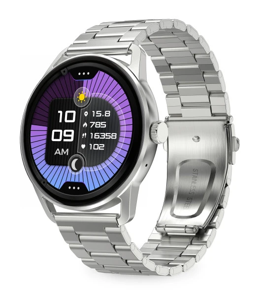 Chytré hodinky ALIGATOR Watch AMOLED PRO, stříbrné