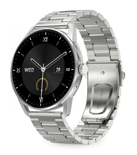 Chytré hodinky ALIGATOR Watch AMOLED PRO, stříbrné