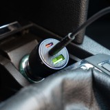 Swissten CL Adaptér 2x USB-C PD + USB-A, 95W černá