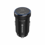 Swissten CL Adaptér 2x USB-C PD, 20W černá