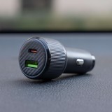 Swissten CL Adaptér USB-C PD + USB-A, 63W černá