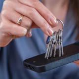 3mk ochranné pouzdro Smoke MagCase pro Samsung Galaxy S25, bílá