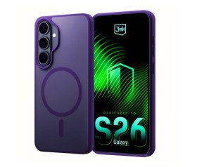 3mk ochranné puzdro Smoke MagCase pre Samsung Galaxy S26, fialová