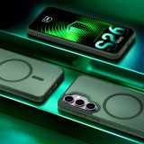 3mk ochranné pouzdro Smoke MagCase pro Samsung Galaxy S26+, zelená