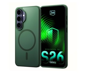3mk ochranné puzdro Smoke MagCase pre Samsung Galaxy S26+, zelená