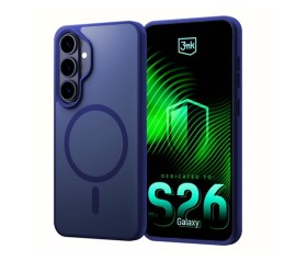 3mk ochranné puzdro Smoke MagCase pre Samsung Galaxy S26+, modrá