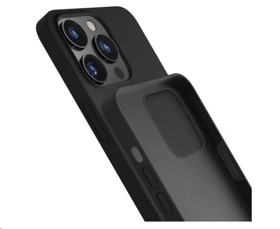 Ochranný kryt 3mk Silicone Case pro Apple iPhone 17, černá