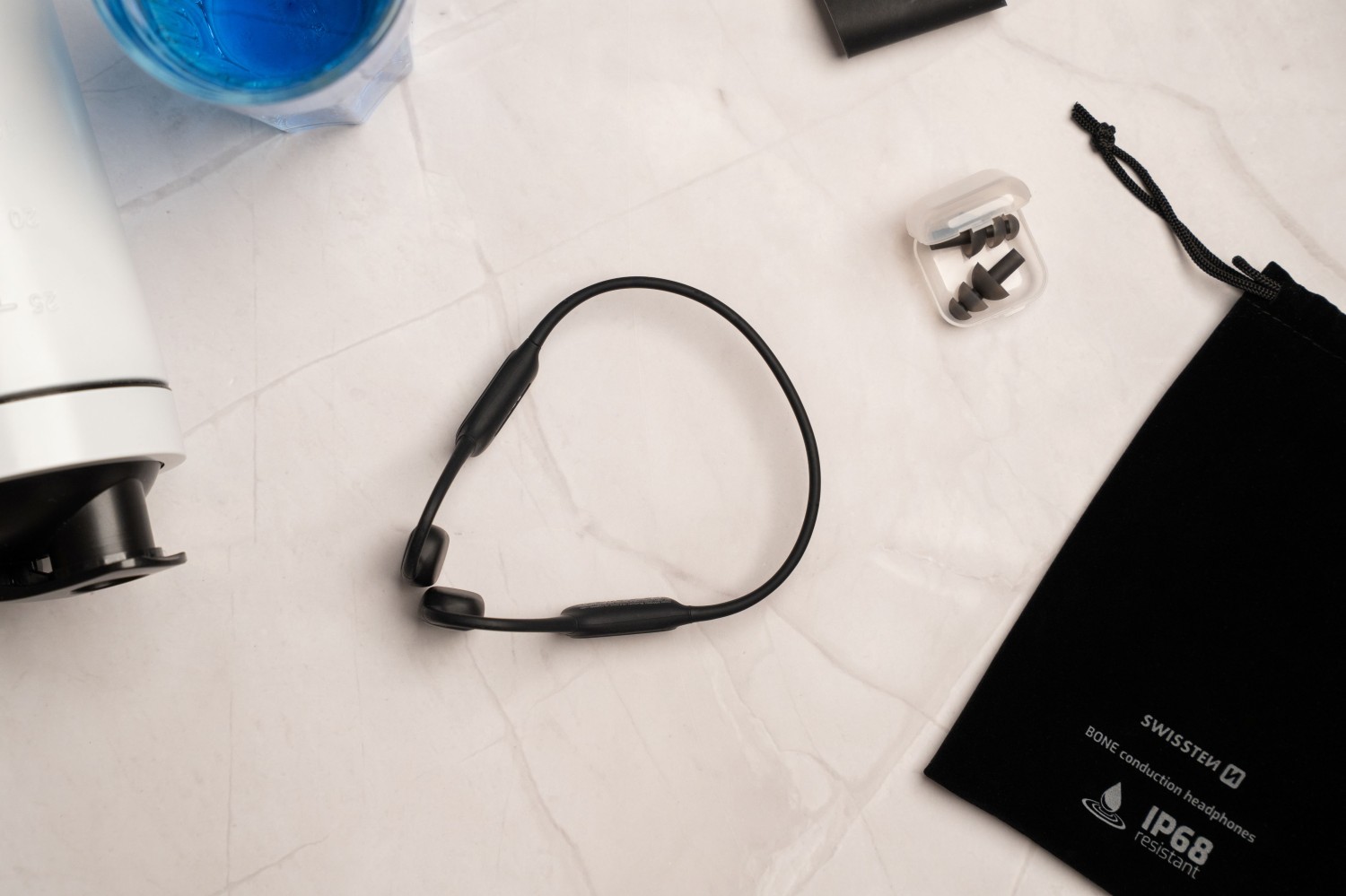 Swissten Bone Conduction sluchátka na plavání