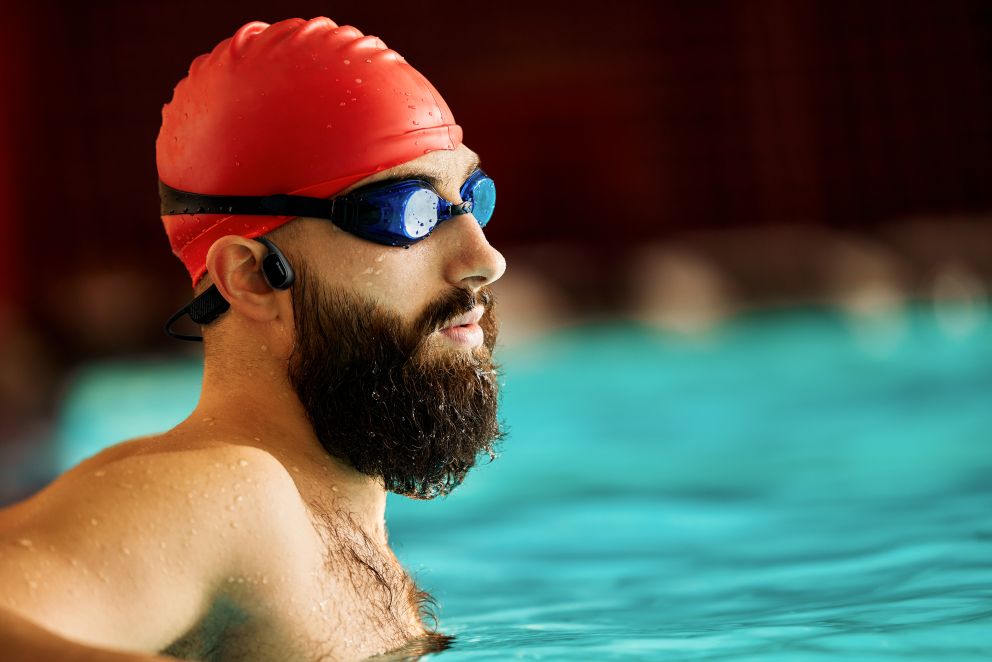 Swissten Bone Conduction sluchátka na plavání
