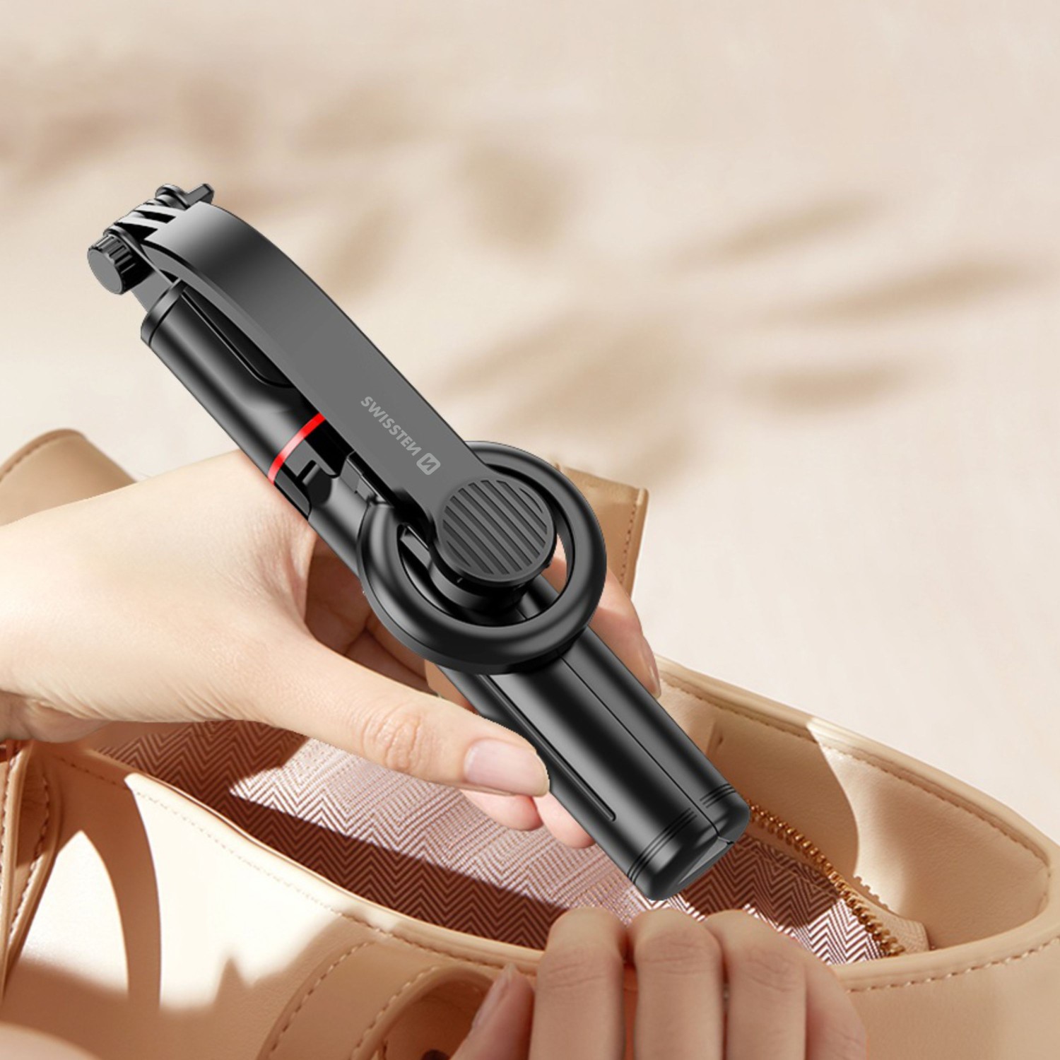 Swissten Bluetooth Selfie Stick Tripod (kompatibilní s MagSafe)