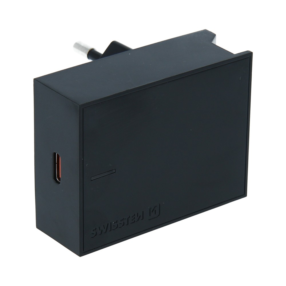 Swissten Síťový Adaptér Power Delivery 3.0 18W černá