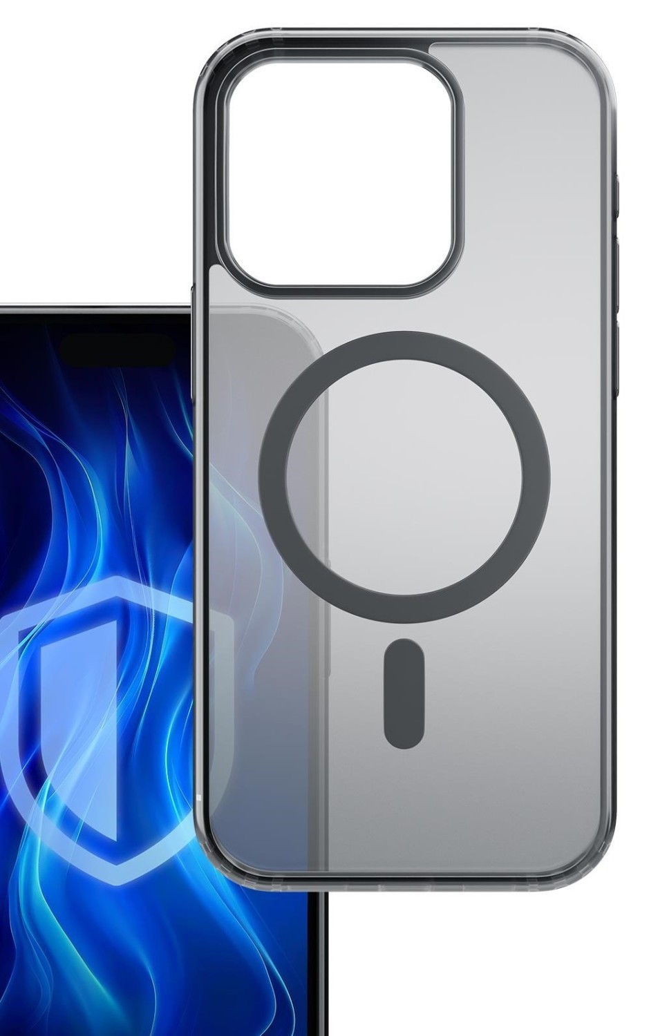 Ochranný kryt 3mk Frosty MagCase pro Apple iPhone 17, černá