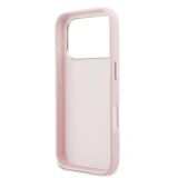 Guess PU Resin Logo Zadní Kryt pro iPhone 17 Pro Max Pink