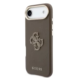 Guess PU Resin Logo Zadní Kryt pro iPhone Air Brown