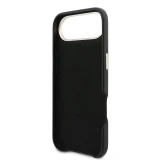Guess PU Resin Logo Zadní Kryt pro iPhone Air Black