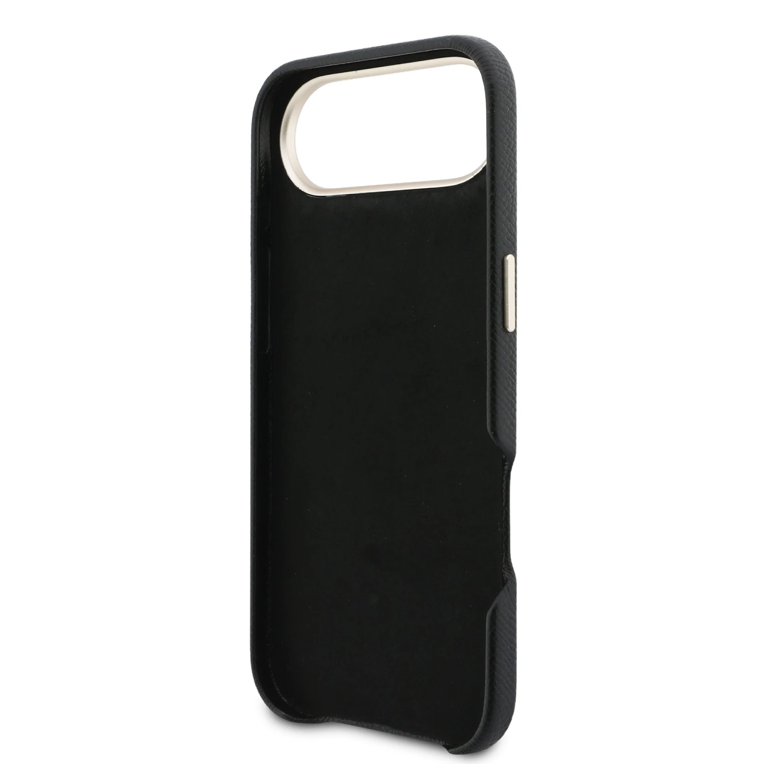 Guess PU Resin Logo Zadní Kryt pro iPhone Air Black