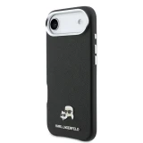 Karl Lagerfeld PU Karl and Choupette Heads Pins MagSafe Zadní Kryt pro iPhone Air Black
