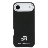 Karl Lagerfeld PU Karl and Choupette Heads Pins MagSafe Zadní Kryt pro iPhone Air Black