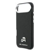 Karl Lagerfeld PU Karl and Choupette Heads Pins MagSafe Zadní Kryt pro iPhone Air Black
