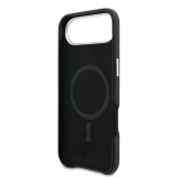 Karl Lagerfeld PU Karl and Choupette Heads Pins MagSafe Zadní Kryt pro iPhone Air Black