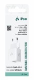 iPeax GaN Síťová Nabíječka 25W (USB-C + USB-A) bílá
