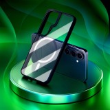 Ochranné pouzdro 3mk Satin Armor MagCase pro Samsung Galaxy S26+, transparentní / černá