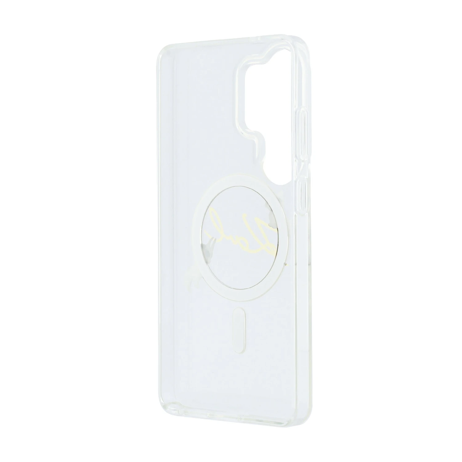Karl Lagerfeld IML Choupette Karl Script Logo Magnetic Zadní Kryt pro Samsung Galaxy S26 Ultra Transparent