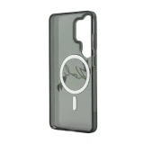 Karl Lagerfeld IML Choupette Karl Script Logo Magnetic Zadní Kryt pro Samsung Galaxy S26 Ultra Black