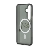 Karl Lagerfeld IML Choupette Karl Script Logo Magnetic Zadní Kryt pro Samsung Galaxy S26 Black
