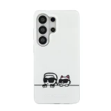 Karl Lagerfeld IML K&CH Peekaboo Logo Magnetic Zadní Kryt pro Samsung Galaxy S26 Ultra White