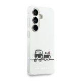 Karl Lagerfeld IML K&CH Peekaboo Logo Magnetic Zadní Kryt pro Samsung Galaxy S26+ White