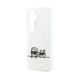 Karl Lagerfeld IML K&CH Peekaboo Logo Magnetic Zadní Kryt pro Samsung Galaxy S26 White