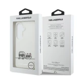 Karl Lagerfeld IML K&CH Peekaboo Logo Magnetic Zadní Kryt pro Samsung Galaxy S26 White