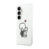 Karl Lagerfeld IML K&CH Back Logo Magnetic Zadní Kryt pro Samsung Galaxy S26 Transparent