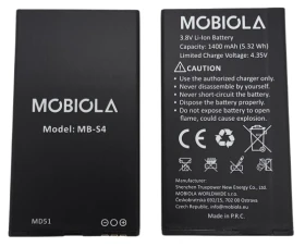 Batéria MB-S4 pre telefón MOBIOLA MB4280, Li-Ion, 1400 mAh