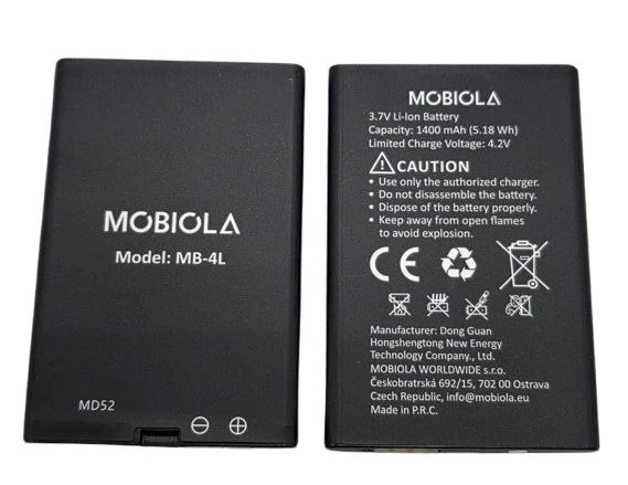 Batéria MB-4L pre telefón MOBIOLA MB4120, Li-Ion, 1400 mAh