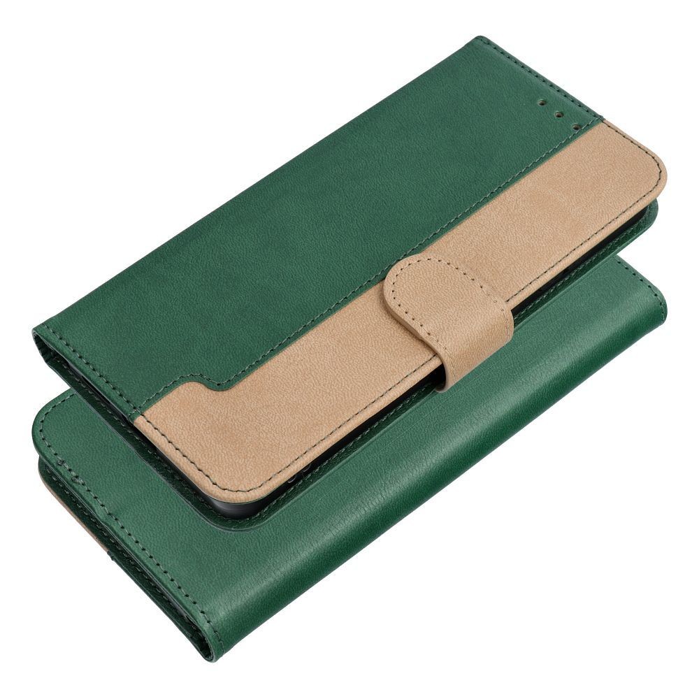 Flipové pouzdro Split Book case pro Samsung Galaxy A37, green gold